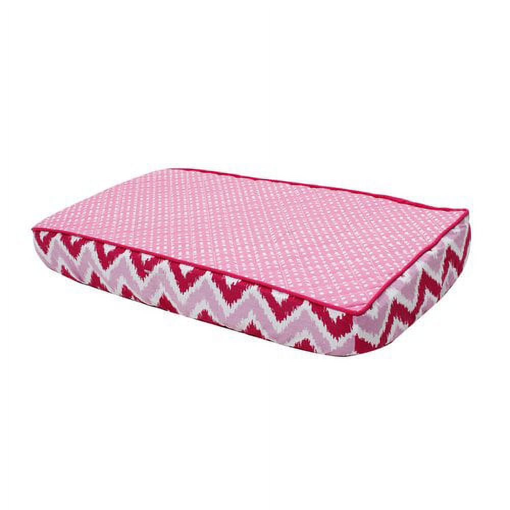 Bacati - Mix N Match Chevron/Dots Gray Neutral Quilted Changing Pad Cover
