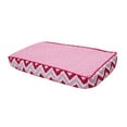 thumbnail image 3 of Bacati - Mix N Match Chevron/Dots Purple Girls Quilted Changing Pad Cover, 3 of 5