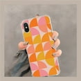 thumbnail image 2 of Orange Yellow Shapes Case Compatible with iPhone X iPhone Xs,Unique Trendy Design TPU Bumper Cover Case, 2 of 5