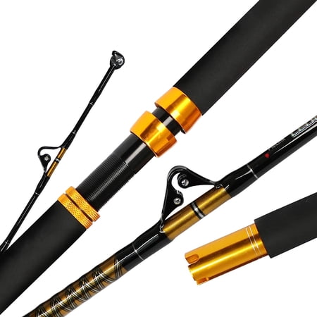 Heavy Trolling Fishing Rod 5ft 6in Saltwater Boat Pole for Big Game Marlin