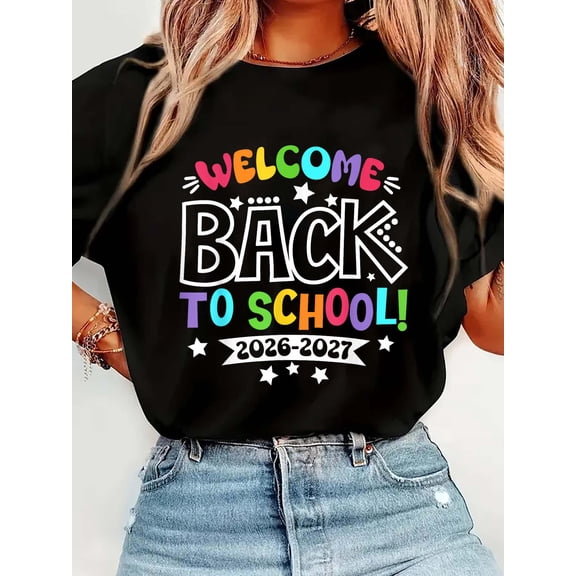 Welcome Back to School 2026 First Day Teachers Students T-Shirt