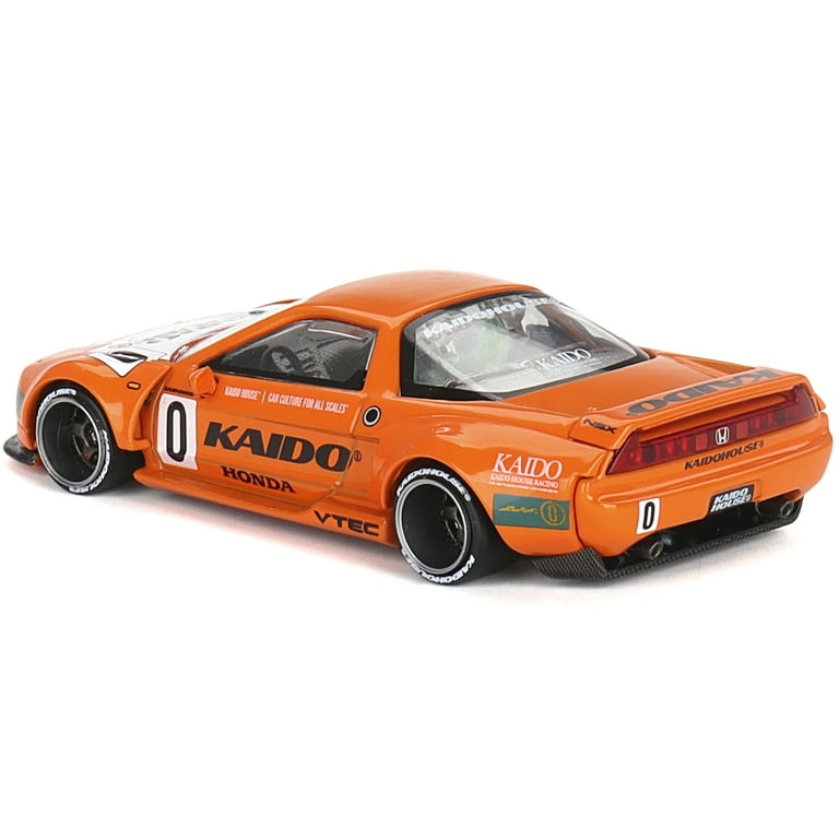 Honda NSX Kaido Racing V1 Orange with White Hood (Designed