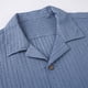 thumbnail image 3 of Mens Casual Manga Corta Botón Abajo Camisas de Color Sólido Suelto Playa Superior Cuello Turndown Blusa de Moda de Verano, 3 of 5