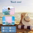 thumbnail image 4 of Prime Spring Deals 2025 Microfiber Beach Towel Super, Lightweight Special Pattern Bath Towel, Sandproof Beach Blanket, Multi-Purpose Towel for Travel Swimming Pool Camping 27.56X55.12In, 4 of 6