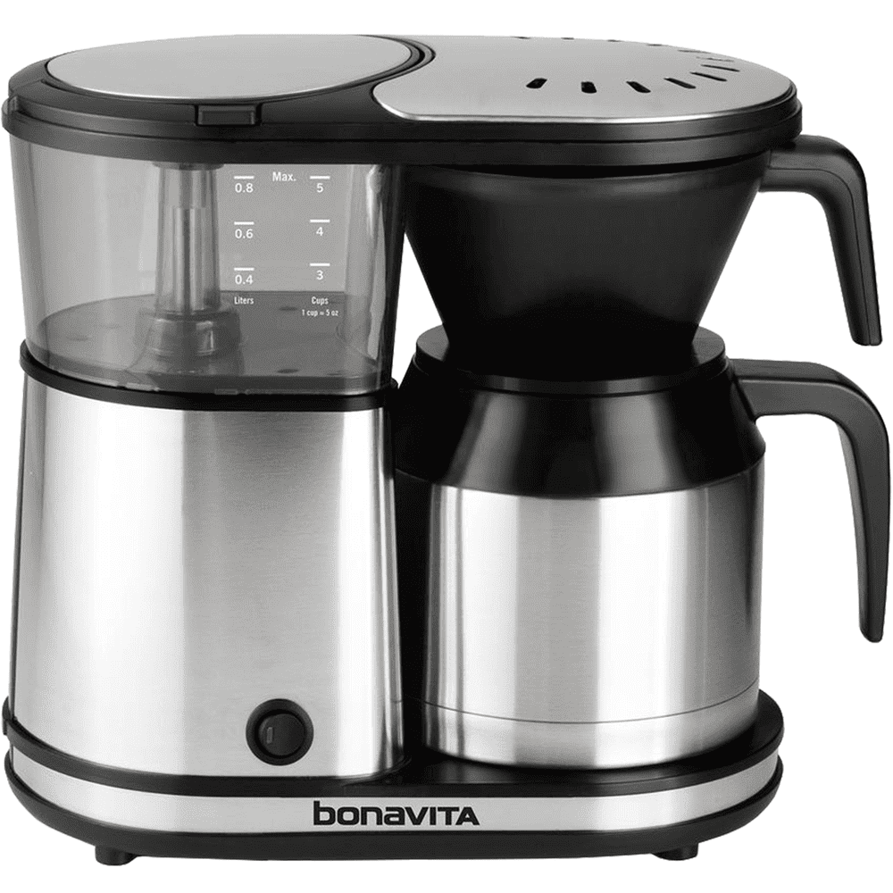 Bonavita 5-Cup Stainless Steel Carafe Coffee Maker (BV1500TS) - Walmart ...