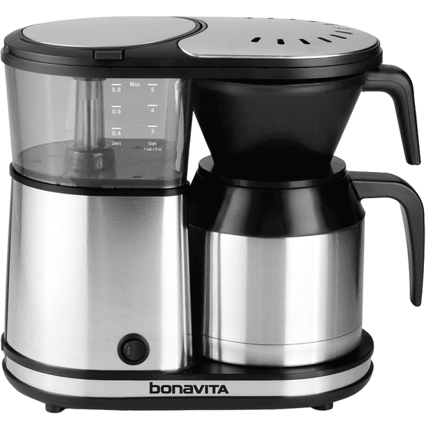 Bonavita 5Cup Stainless Steel Carafe Coffee Maker (BV1500TS)  Walmart