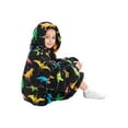 thumbnail image 4 of Oversized Hoodie Blanket Wearable Blanket Sweatshirt Plush Warm Cozy Fleece Top for Women Men Kids, 4 of 6