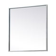 thumbnail image 5 of Elegant Decor Metal Frame Square Mirror 24 inch in Silver, 5 of 10