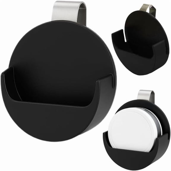 Dip Can Holder for Car Visor, Black Car Visor Clip Holder with Secure Storage Box for ZYN & Cigarette Pouch, Plastic Zyn Container Storage Clip for Car Sun Viso