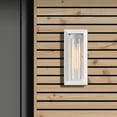 thumbnail image 2 of Smyth 1-Light Outdoor Wall Light in Natural White with Seeded Glass, 2 of 4