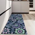 thumbnail image 4 of Pioneer Flower Floral Print Pattern Kitchen Rug Mat,Kitchen Runner Rugs Non Skid Washable,Decorative Kitchen Floor Mats for Kitchen,Sink,Laundry,17"X47", 4 of 5