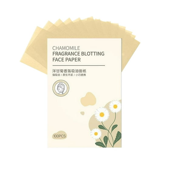 Pntutb New 100 Facial Oil Absorbing Paper Refreshing and Oil Controlling Summer Facial Oil Removing Paper for Male and Female Students