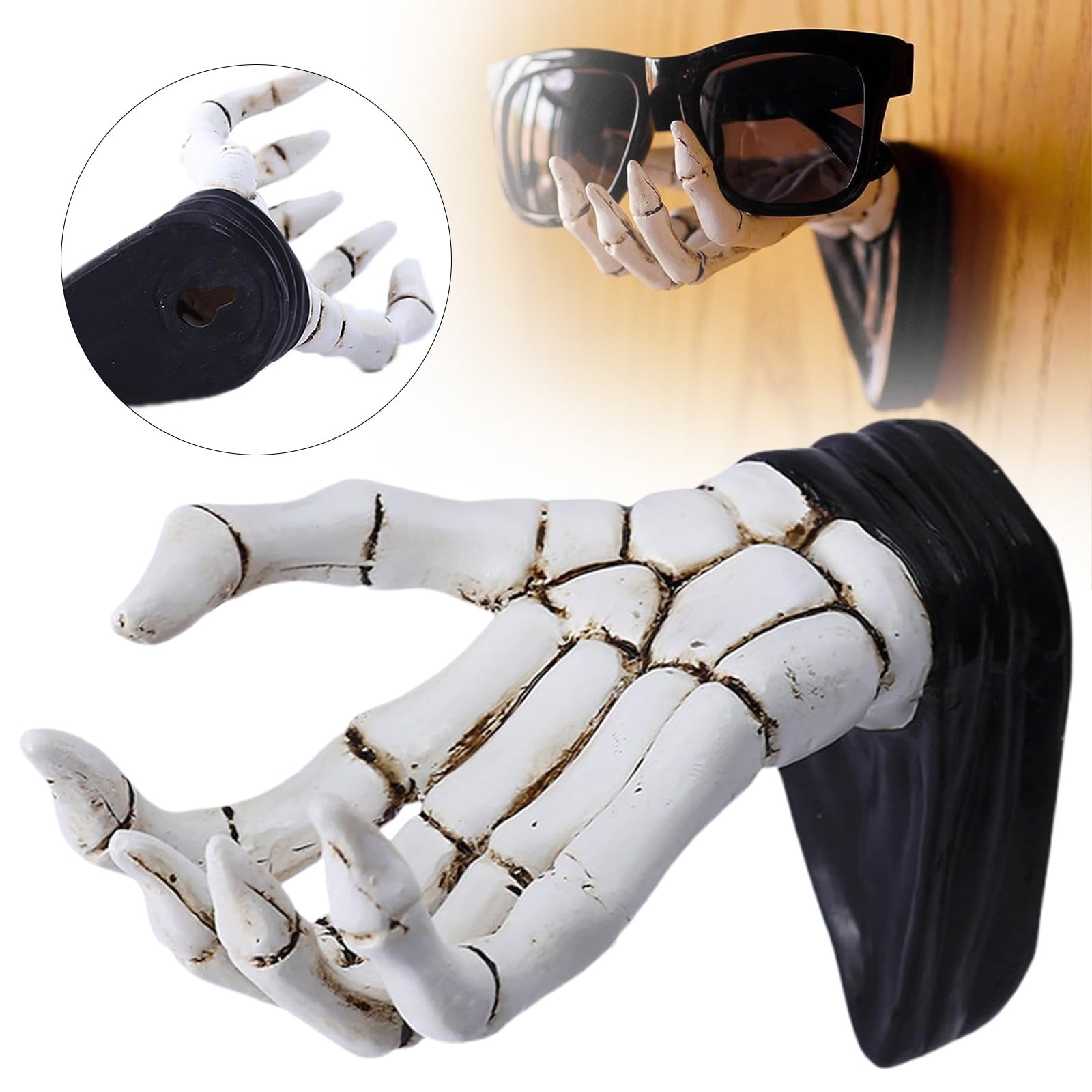 PQZMIHD Skeleton Claw Wall Hooks - Thumbnail 5