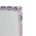 thumbnail image 2 of Ambesonne Tribal Fitted Sheet, Pink Teal Aztec, Twin Size, Pale Pink and Teal, 2 of 2