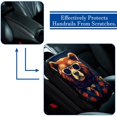 thumbnail image 5 of Bear Soft and Comfortable Furry Printed Armrest Cover Accessory - 12.5x8.2 Inch, 5 of 6