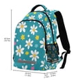 thumbnail image 2 of FORMRS Kids School Backpack Elementary Student Unisex Travel Bookbag with Reflective Stripes, Small Daisy, 2 of 7