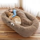 thumbnail image 1 of Cama ortopédica gigante para humanos y perros WROS 180 x 115 x 30 cm de felpa sintética, 1 of 6