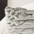 thumbnail image 5 of Safavieh Marita Wrinkled Tiles Decorative Pillow, 12" x 20", Lt. Grey, 5 of 8