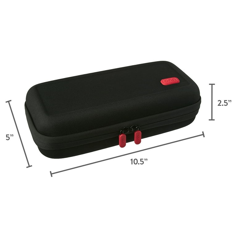 Onn+ Hard Shell Carrying Case for Nintendo Switch OLED with Game