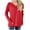 Red1, variant on Kovlvoll Womens Plus Size Tops Long Sleeve V Neck Casual Loose Soft Comfy Fall Solid Color Base Shirts with Pockets
