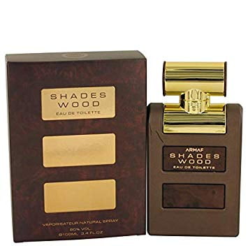 (pack 9) Armaf Shades Wood Perfume By Armaf Eau De Toilette Spray3.4 oz