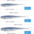 thumbnail image 5 of QualyQualy Soft Swimbait Fishing Lures 5PCS 6PCS Jerk Shad Minnow Drop Shot Lure Bass Bait Shad Lure Soft Jerkbait for Bass Trout Pike Walleye Crappie 2.95'', 5 of 8