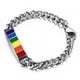 thumbnail image 2 of Joyas Sunnimix Acero Inoxidable Homosexual Lesbiana Orgullo 21cm, 2 of 8