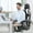 Black White, variant on LIFERECORD Computer Chair with Footrest and Lumbar Support, Home Office Chair, Black and Blue