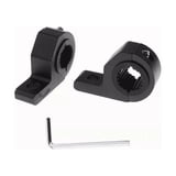 Soporte De Faro Universal Para Moto | Ajustable 28-34 Mm | Acero Inoxidable, Par De 2 Piezas | Para Honda, Yamaha, Suzuki, Kawasaki, Etc.