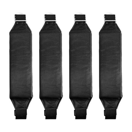 4-Pack Shoulder Strap Replacement for EBZ8500 EBZ7500 EBZ6500 Backpack Blowers - Padded Comfort, Secure Fit, Nylon Material, 27x12x7cm, Black