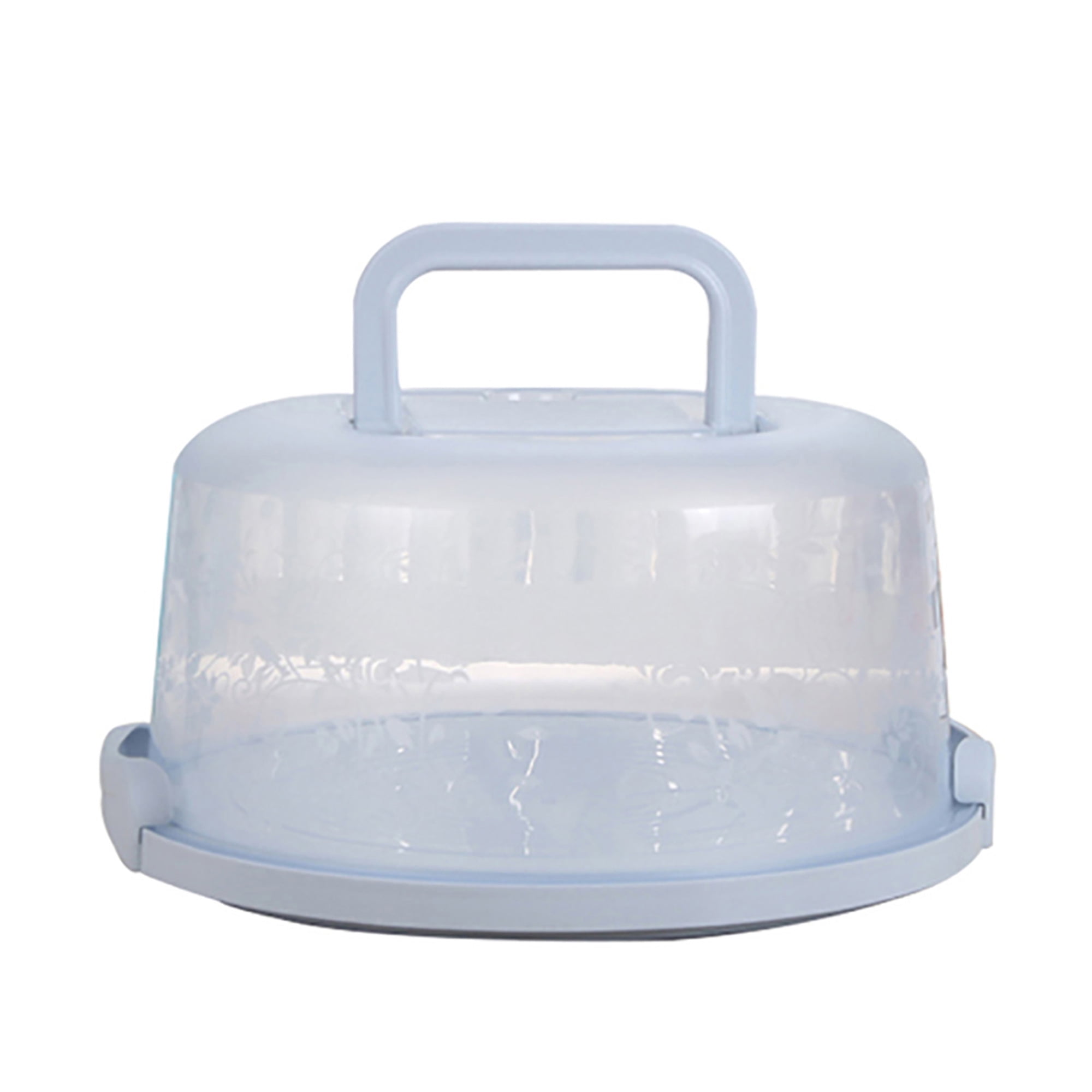 Cake Carrier Storage Container With Lid and Handle, Round Cupcake