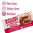 thumbnail image 4 of Nature’s Bakery Gluten Free Fig Bars, Raspberry, Real Fruit, Vegan, Non-GMO, Snack bar, 6 boxes with 6 twin packs (36 twin packs), 4 of 5