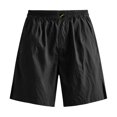 thumbnail image 6 of Women's Basketball Lace Trim Shorts, Patchwork Athletic Mid-Thigh Shorts, Elastic High Waist Workout Shorts, Loose Fit Sport Shorts, Yoga Exercise Shorts, Casual Streetwear Bottoms Black M, 6 of 7