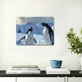 thumbnail image 5 of Penguins snow sky Art Modern Canvas Prints Canvas Wall Decor for Bathroom, Canvas Prints Wall Art Ready To Hang Room Home Art Decor, 5 of 6