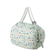 thumbnail image 1 of Reusable Shopping Bag Grocery Storage Tote Washable Polyester Organizer Foldable Blue, 1 of 9