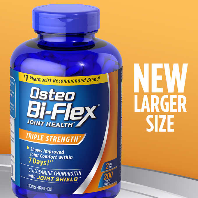 Osteo BiFlex Triple Strength, 200 Tablets Joint Shield? Plus