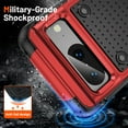 thumbnail image 5 of JTCASES for Google Pixel 7 Pro Case, Hybird PC TPU Anti-slip, Shockproof  Bumper, Military Drop Resistant, Rugged Heacy Duty Full Body Protective Shell for Google Pixel 7 Pro, Slim Fit, Red, 5 of 7
