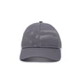 thumbnail image 2 of Outdoor Cap USA-751M Debossed American Flag Mesh Back Cap-Graphite-Graphite, 2 of 8