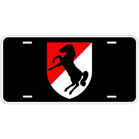 11th Armored Cavalry Regiment Novelty Car License Plate