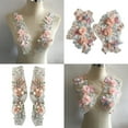 thumbnail image 5 of GENEMA Lace Applique 3D Beaded Embroidered Floral Trim Patches Great for DIY Neckline, 5 of 14