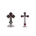 thumbnail image 1 of Paquete de 2 Crucifijos de piezaza con Estatua de Jesús en apariencia de Cruz para Católico, 1 of 9