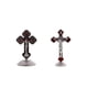 thumbnail image 1 of Paquete de 2 Adornos de Decoración de Casa Macarena Estatua del crucifijo Color Plata, 1 of 8
