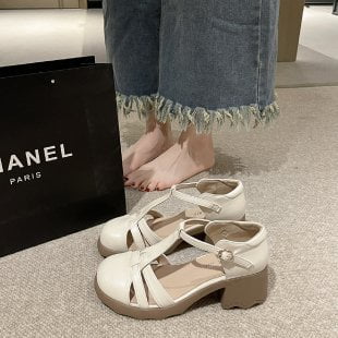 

Sandals Thick Heeled Women‘s 2024 Sandals New Summer Dress Thick Sole High Heeled Mary Jane Women‘s Shoes