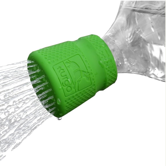 Kurgo Portable Outdoor Shower for Dogs, Works with 2 Liter Soda Bottle | Mud Dog Shower