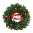 thumbnail image 6 of Christmas Wreath Wreath for Front Door Christmas Wreath Door Hanging Holiday Garland Decoration for Bedroom Home Garden Party D, 6 of 8