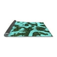 thumbnail image 2 of Ahgly Company Indoor Rectangle Abstract Light Blue Modern Area Rugs, 5' x 7', 2 of 4
