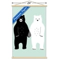 thumbnail image 3 of Andy Westface - Bears Gray Wall Poster with Magnetic Frame, 22.375" x 34", 3 of 5