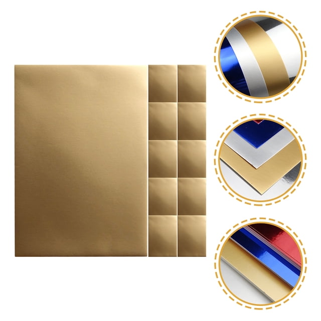 KAKOWELY DIY Gold Glitter Origami Paper for Folding and Handicraft Decor Projects