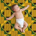 thumbnail image 3 of Geometric Throw Blanket African Kente Print Traditional Fabric from Ghana Ethnic Seamless Pattern Decorative Soft Warm Cozy Flannel Plush Throws Blankets for Baby Toddler Dog Cat 30 X 40 Inch, 3 of 6