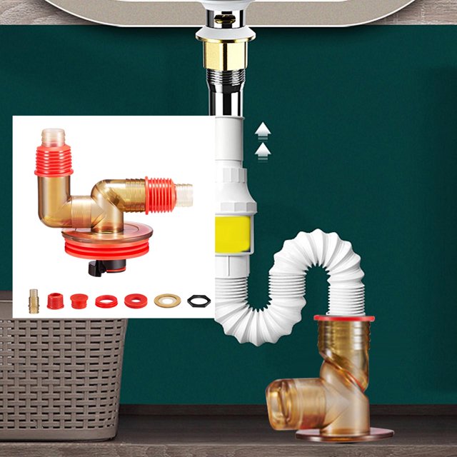 Adaptador de drenaje de suelo BLESIY con Conector de tubería duradero
